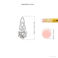 thumbnail image 3 of ANGARA Natural Diamond Celtic Knot Pendant in 14K White Gold for Women (Size-5.9mm| Color-I-J| Clarity-I1-I2) | April Birthstone, Anniversary, Jewelry Gift for Women | Natural Diamond Necklace, 3 of 7