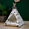thumbnail image 3 of Carpa tipi para mascotas Mooipet para perros y gatos con cojín grueso, 3 of 6