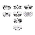 thumbnail image 1 of Plantillas de caras de carnaval Yuyangstore 8 Uds cara completa PET, 1 of 8