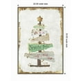 thumbnail image 3 of Amanti Art Golden Christmas Tree Framed Canvas Wall Art Print, 3 of 8