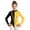 Yellow, variant on CHICTRY Kids Girls Circus Trapeze Leotard Long Sleeve Sequins Bodysuit Halloween Cosplay Party Costume Jumpsuit Yellow 8