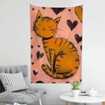 thumbnail image 6 of FCXZI Cute Cat Wall Tapestry Art 100% Polyester Home Decoration 40*60in, 6 of 6