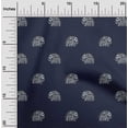 thumbnail image 1 of oneOone Silk Tabby Fabric Elephant Block Print Fabric By Yard 42 Inch Wide, 1 of 4