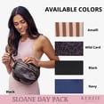 thumbnail image 7 of Kedzie Women's Day Pack Neoprene Crossbody Bag with Adjustable Strap, Navy, 7 of 7