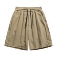 thumbnail image 2 of Mlzmgr Plus Size Mens Shorts with Pocket S-5XL Quick Drying Elastic Waist 5 Inch Loose Shorts Sports Casual Shorts, 2 of 8