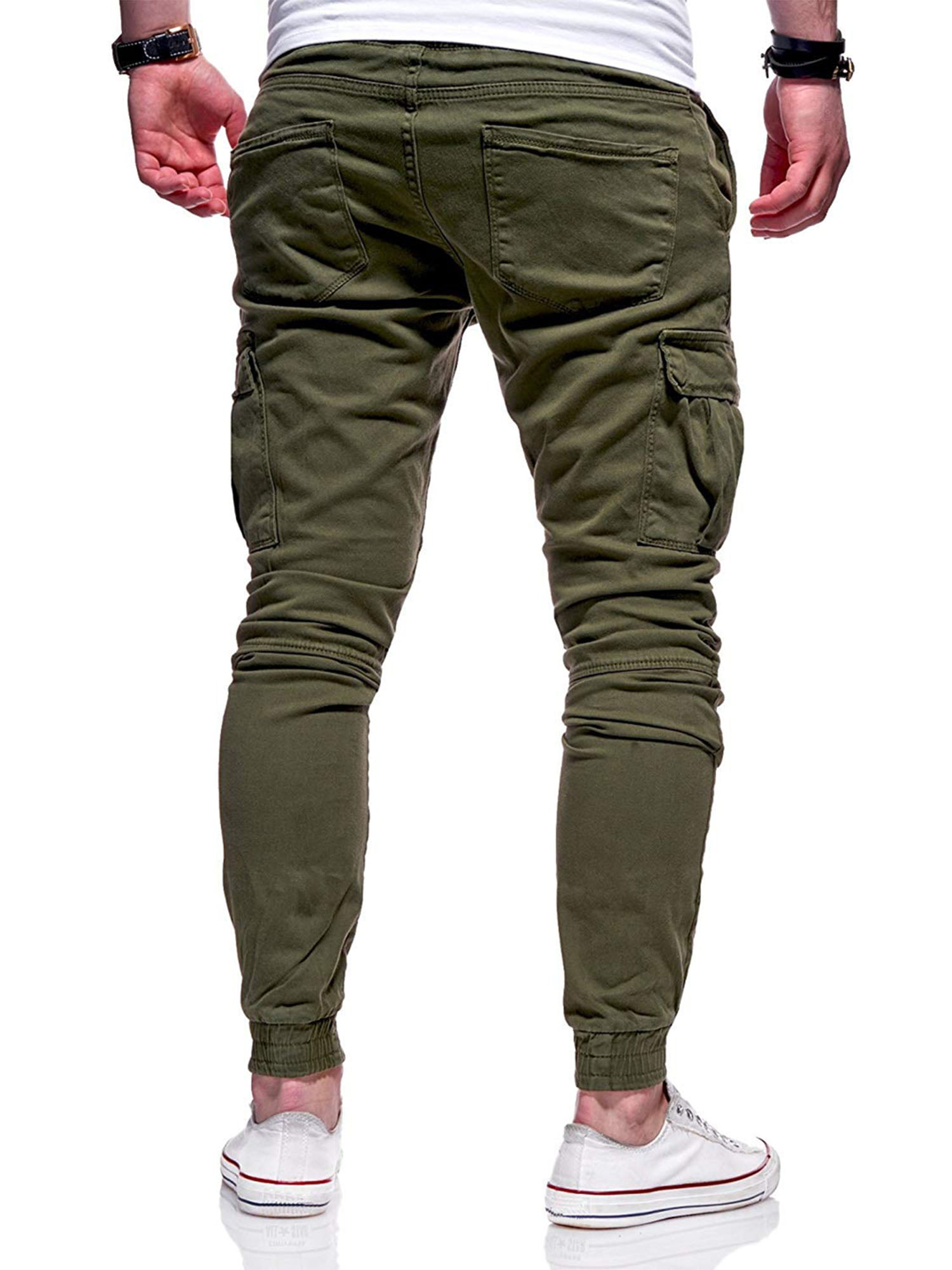 KSODFNXH Sweatpants for Men Fashion Cargo Pants for Men with Pockets Casual  Oversized Plus Size Comfy Loose Sweatpants, C#army Green, Small :  : Clothing, Shoes & Accessories