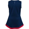 thumbnail image 3 of Girls Infant Navy New England Patriots Cheer Captain Jumper Dress, 3 of 4