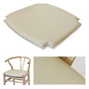 CH24 Y Chair Easy Care Premium PU High Density Foam Seat Cushion Pad- Natural