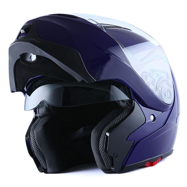 blue motorcycle helmet open face with flip shield Steelbird Bluetooth Up ISI Certified for Men and Women wit Shop On Steelbird approved flip Milwaukee Helmets MPH9818DOT Breeze Blue