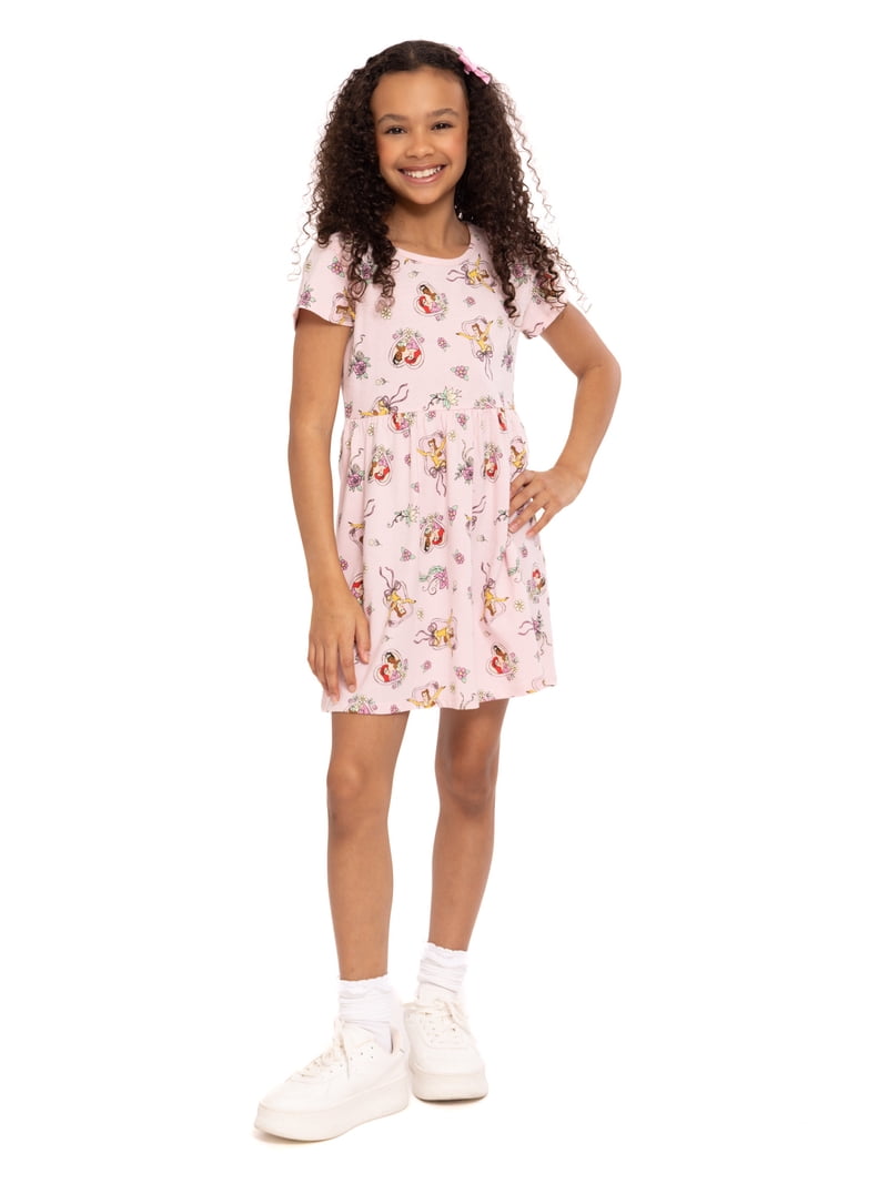 disney princess print dress Amazon.com: Disney Girl's Princess Cover Up Tank Dress, Extra-Small Multi : Clothing, Shoes & Jewelry