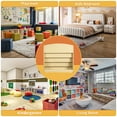 thumbnail image 2 of Masiis Bookshelf 5-Tier Rooms Book Display Shelve youngster for Classroom Bedroom，Natural, 2 of 7