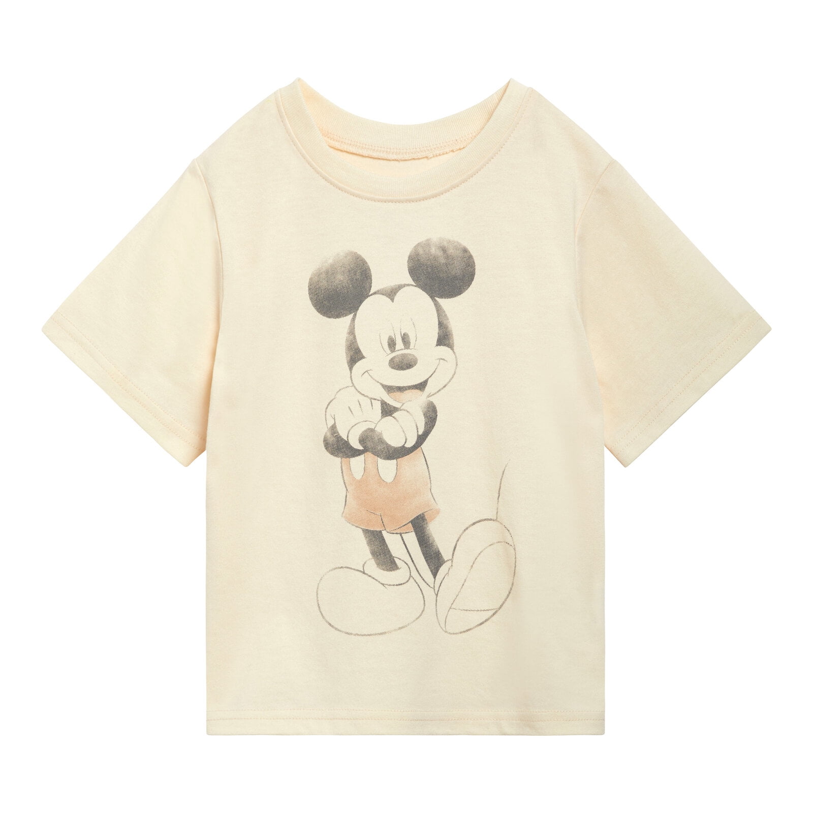 Disney Mickey Mouse Cotton Gauze Button Down Shirt, T-Shirt and Shorts 3 Piece Outfit Set Infant to Little Kid