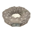 thumbnail image 3 of Kitty City Tunnel Cat Bed (Pattern) - brown, 3 of 12