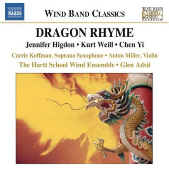 Hartt School Wind Ensemble - Dragon Rhyme - Music & Performance - CD