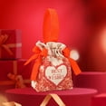 thumbnail image 3 of Bolsa con cordón para novia, bolso de mano para boda, bolso con cordón, bolsa de dulces para banquete, artículos esenciales para bodas, suministros Naranja, 3 of 9