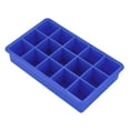 thumbnail image 2 of Fabricante de cubitos de hielo de silicona, 15 cavidades, bandeja para dulces y chocolate, molde, herramientas de cocina, azul oscuro Jadeshay A, 2 of 8
