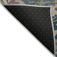 thumbnail image 5 of Addison Rugs Chantille Indoor/Outdoor Transitional Floral Navy Machine Washable Round Rug, 8' x 8', 5 of 8