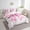Pink, variant on Erosebridal Floral Bow Tie Bedding Sets Twin Size,Kawaii Bow Comforter Sets with Sheets,Botanical Plants Bed in a Bag Twin size,Super Cozy Flower Bedroom Decoration,Reversible,7pcs