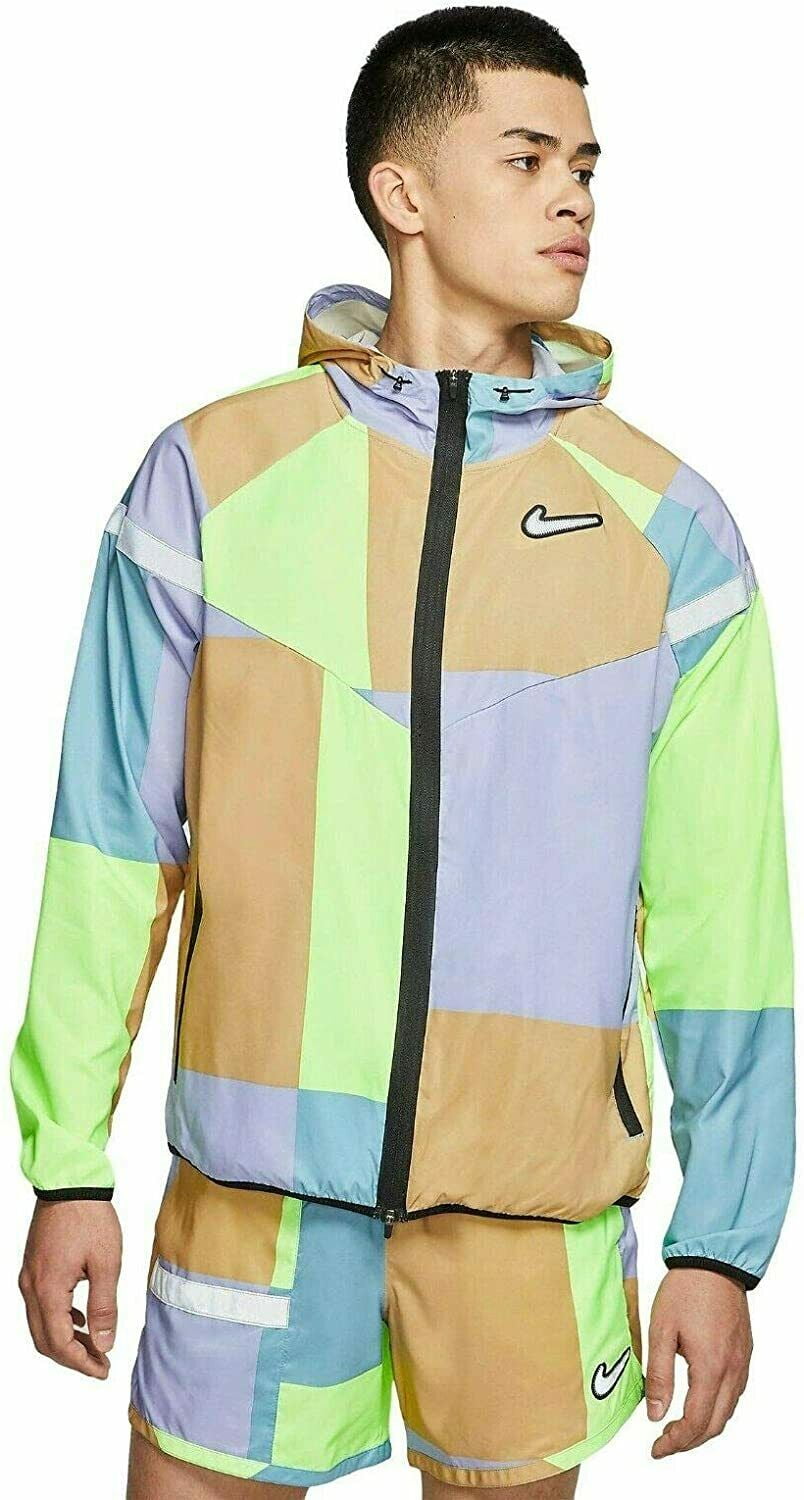 desagradable Oswald Nabo Nike Men's Windrunner Wild Run Full Zip Hooded Jacket Size 2XL - Walmart.com