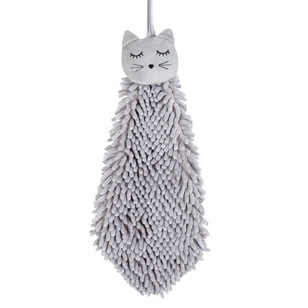 

1pc Creative Household Wipes Towels Hanging Square Towels Super Strong Absorbent Thickened Kitchen Dishwashing Rags Bathroom Hand