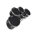 thumbnail image 3 of Parche Evans MX Black 36 cm 14 pulgadas Tenor de Marcha, 3 of 3