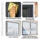thumbnail image 4 of Kit de Aislamiento para Ventanas, 119 X 150 Cm, Película de Polietileno Transparente con Cinta Adhesiva para Aislamiento Térmico, Retención de Calor y Ahorro de Energía En Invierno., 4 of 6
