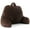 Brown, variant on Cheer Collection Fluffy Reading Pillow - Long Shaggy Hair TV and Gaming Pillow with Armrest
