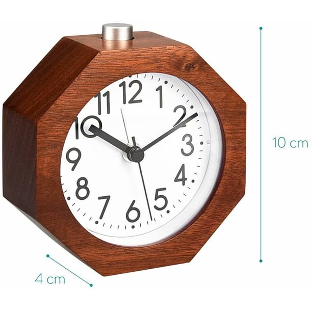 Acheter Horloge murale silencieuse, sans tic-tac, chronométrage précis, fonctionne à piles, pour la décoration de la maison et du bureau
