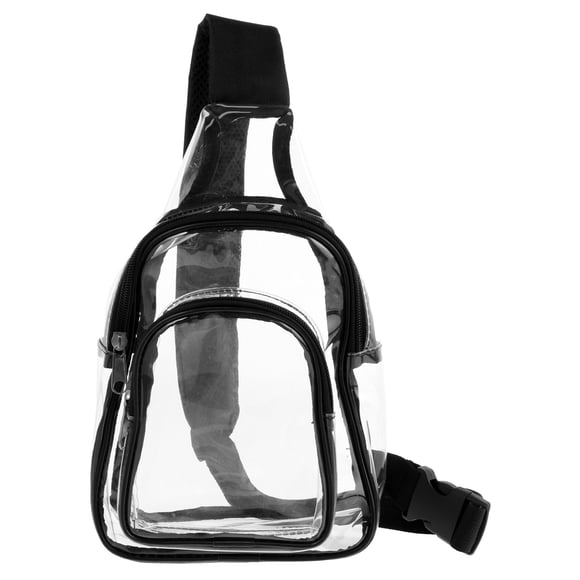 Bolso bandolera para mujer, moderno, transparente, para exteriores, para viajes y correr.