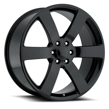Replica Trailblazer SS 22x9  22 Gloss Black Wheel 6x139.7 6x5.5 (QTY 1)