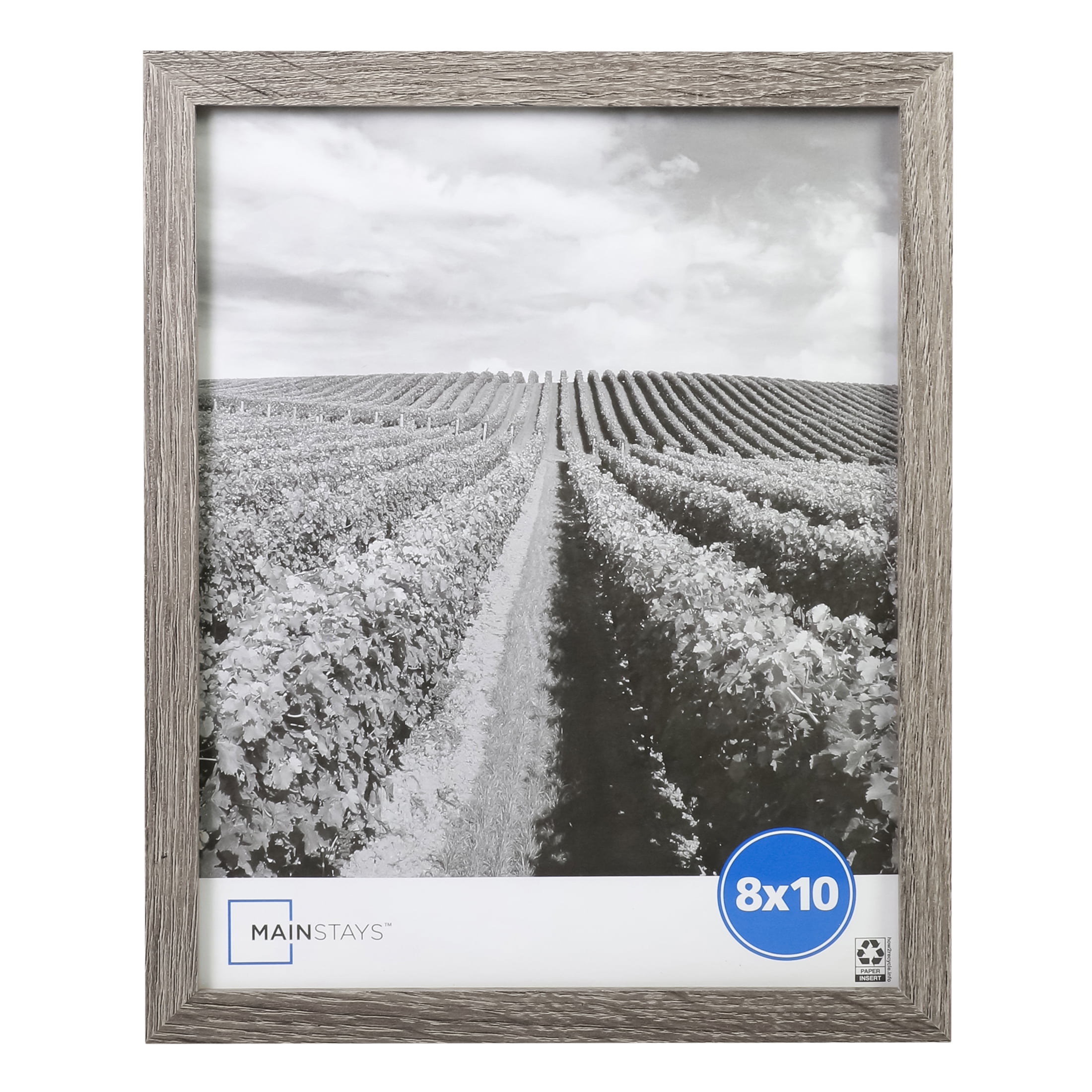 (3 pack) Mainstays 8x10 Linear Picture Frame, Rustic Gray, Set of 2