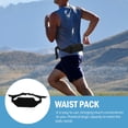 thumbnail image 4 of unbranded 1Ud Men Waist Bag Negro Bolsa Deportiva Impermeable Para Almacenaje Y Protección De Teléfono, 4 of 8