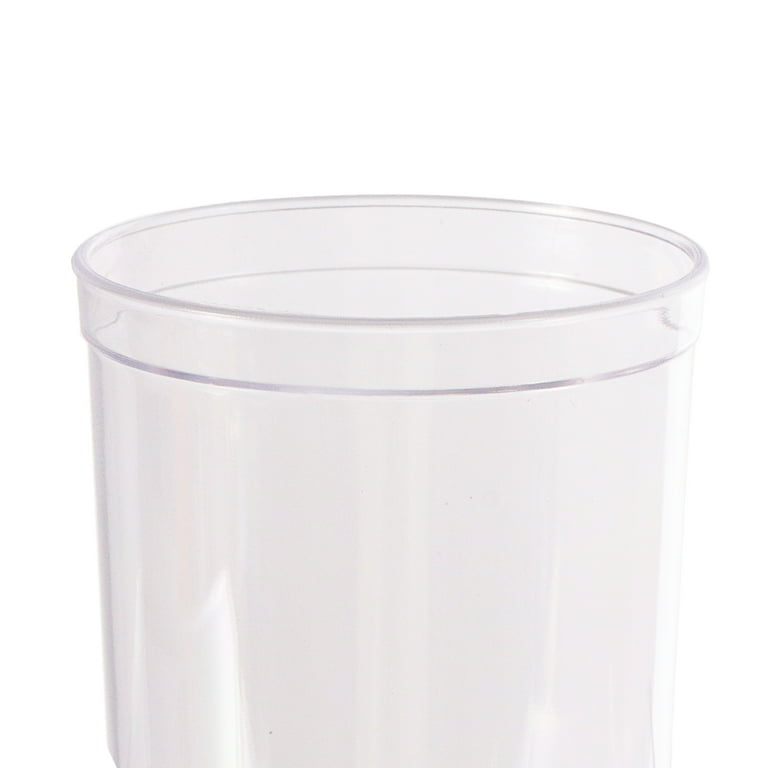 20 Count, 1.7 FL OZ, 2.1 x 1.5 IN Clear Disposable Plastic Mini