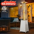 thumbnail image 4 of Pyramid Patio Heater, 48,000 BTU Outdoor Propane Patio Heater, Silver, 4 of 7