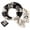 #3, variant on Magnetic Pop-On Pearl Buckle Scarf Necklace with Charm Scarves for Women