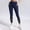 Navy, variant on Bootcut Yoga Pants For Women Sevevn Women's Fashionable High Waisted Pocket Mesh Splicing Breathable Casual Sports Plus Size Yoga Pants