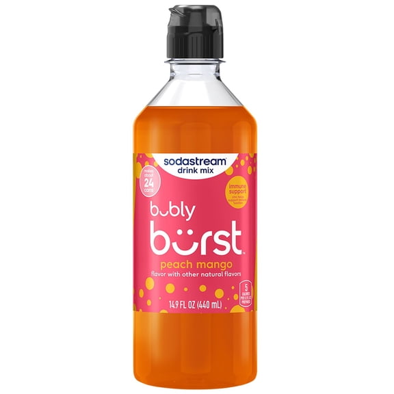 SodaStream® bubly burst Peach Mango Flavor Mix