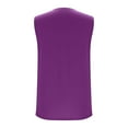 thumbnail image 5 of BADHUB Sleeveless Cardigans for Women Plus Size Summer Long Vest Lightweight Open Front Shrug Boleros with Pockets Purple 3XL, 5 of 7