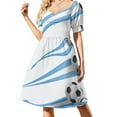 thumbnail image 2 of Soccer with Argentina flags Sleeveless Dress summer dresses ceremony dresses, 2 of 7