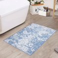 thumbnail image 2 of Haperlare Area Rug Modern Floral Washable Rugs Ultra Soft Boho Rugs Non Slip Low Pile Large Area Rug Thin Vintage Rug, 2' x 3' Blue, 2 of 5