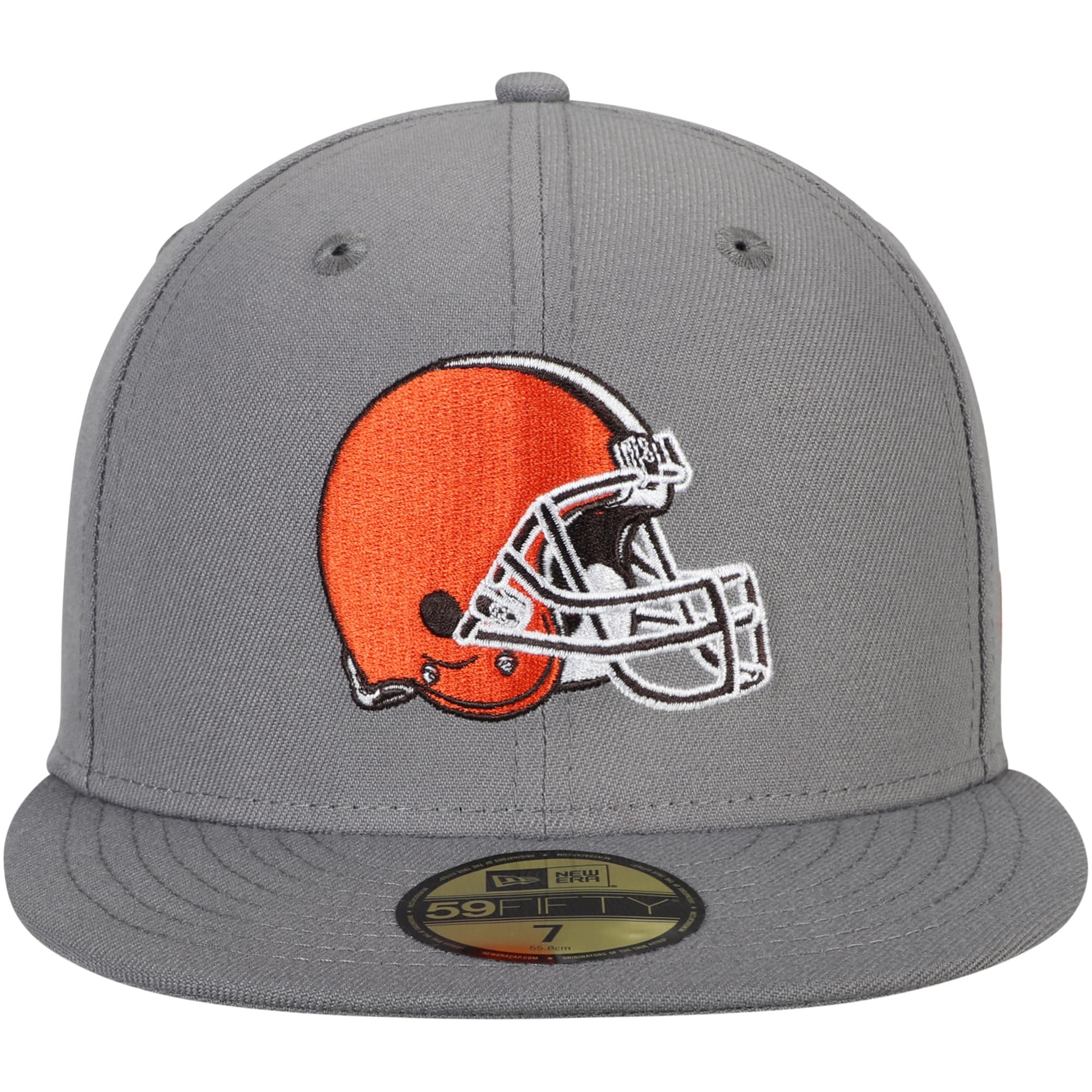 Men's New Era Graphite Cleveland Browns Storm 59FIFTY Fitted Hat - image 2 of 4