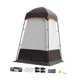 thumbnail image 5 of Vestuario de carpas de privacidad para acampar refugio al aire libre con ventana con bolsa de transporte livianos fáciles de depósito de ducha inodoro Café, 5 of 8