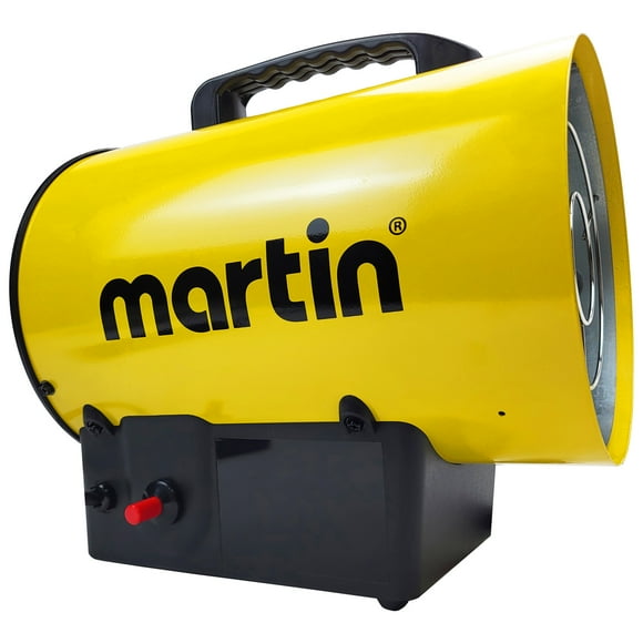 Martin MB10 Forced Air Heater - 34,000 BTU Propane Gas Portable Torpedo Heater for Construction; Jobsite LP Salamander for Outdoor Use
