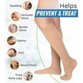 thumbnail image 3 of SNUG360 Compression Socks for Women & Men, 15-20 mmHg - Knee High, Closed Toe, 3 of 6