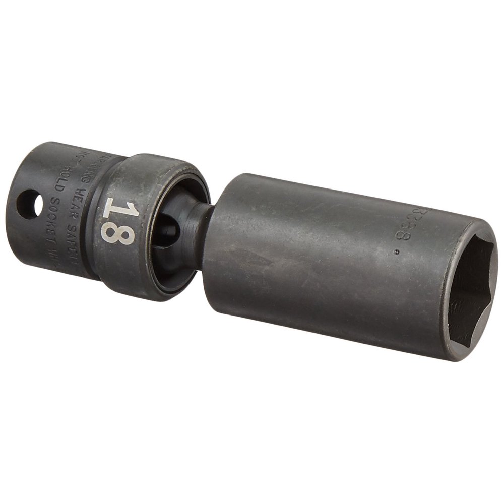 SKT33388 3/8" Drive 6 Point Deep Swivel Metric Impact Socket 18mm