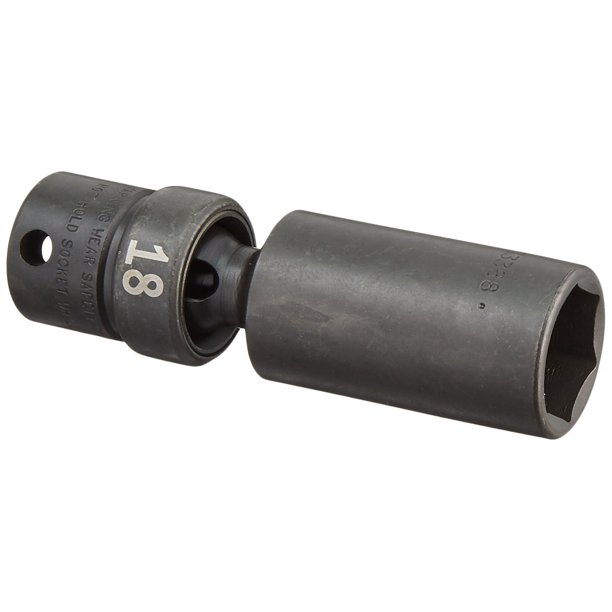 SKT33388 3/8" Drive 6 Point Deep Swivel Metric Impact Socket 18mm