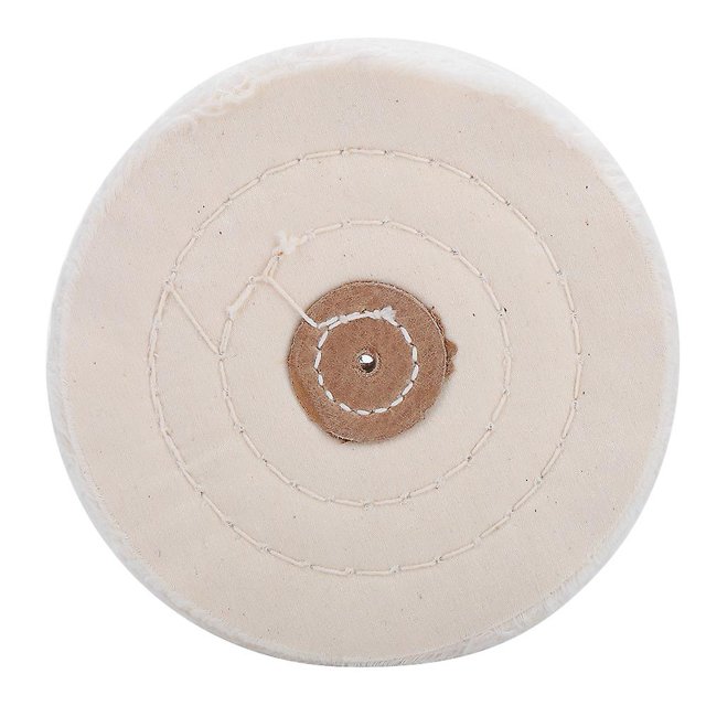 Jewelry Polishing and Grinding Tools, White Cotton Polishing Pad for Pearls (125mm)