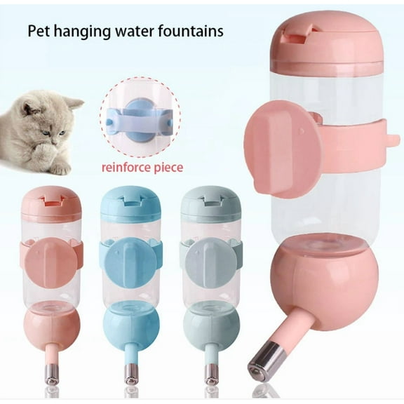 Dog Water Dispenser For Cage, Leakproof Dog Water Bottles 500ml Kennel Pet Water Gift