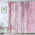 thumbnail image 2 of Pink Shower Curtain,Pink Abstract Aesthetic Wall Texture Bath Curtain,Marble Shower Curtain for Bathroom,Girls Washable Waterproof Cloth Fabric Shower Curtain Set with 12 Hooks 47X64in, 2 of 6