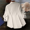 thumbnail image 4 of Camisa Informal de Moda para Mujer, con Botones, Cuello , Blusas Holgadas y Regulares, Blusas de Otoño S, 4 of 7
